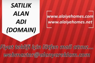 Satılık Alan Adları www.alaiyehomes.com ve www.alaiyehomes.net